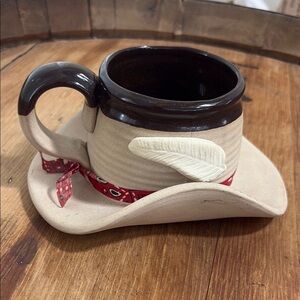 Muddy Waters | Cowboy Cowgirl Ceramic Hat Rodeo Mug